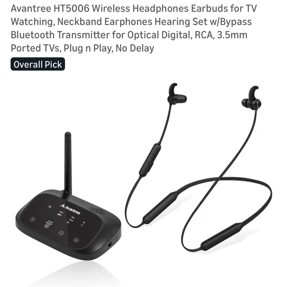 NWOT-Avantree wireless headphones